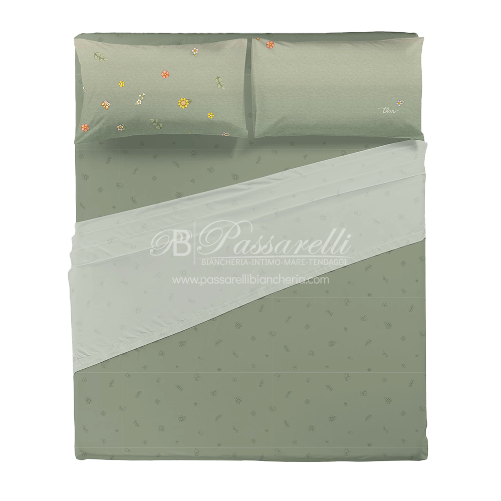 THUN® Completo Lenzuola Country 2504S - Varie Dimensioni