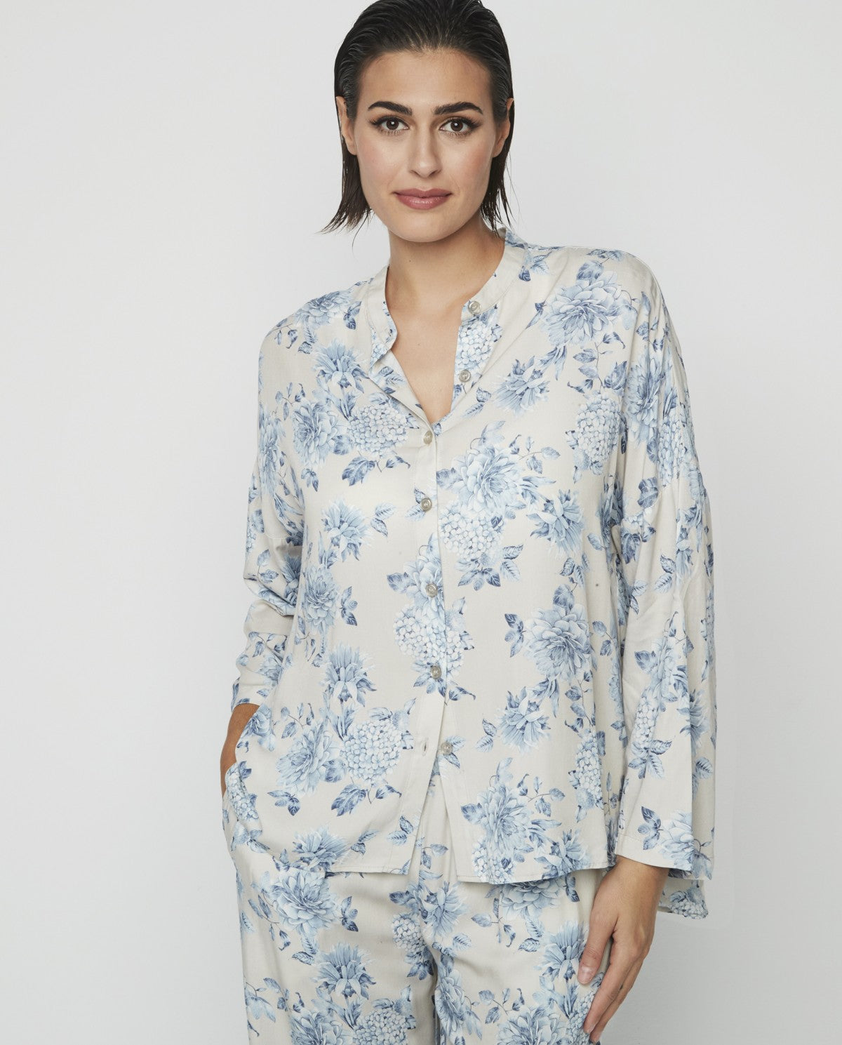 Selmark Pigiama in Viscosa Aperto da Donna P10776 2505S62