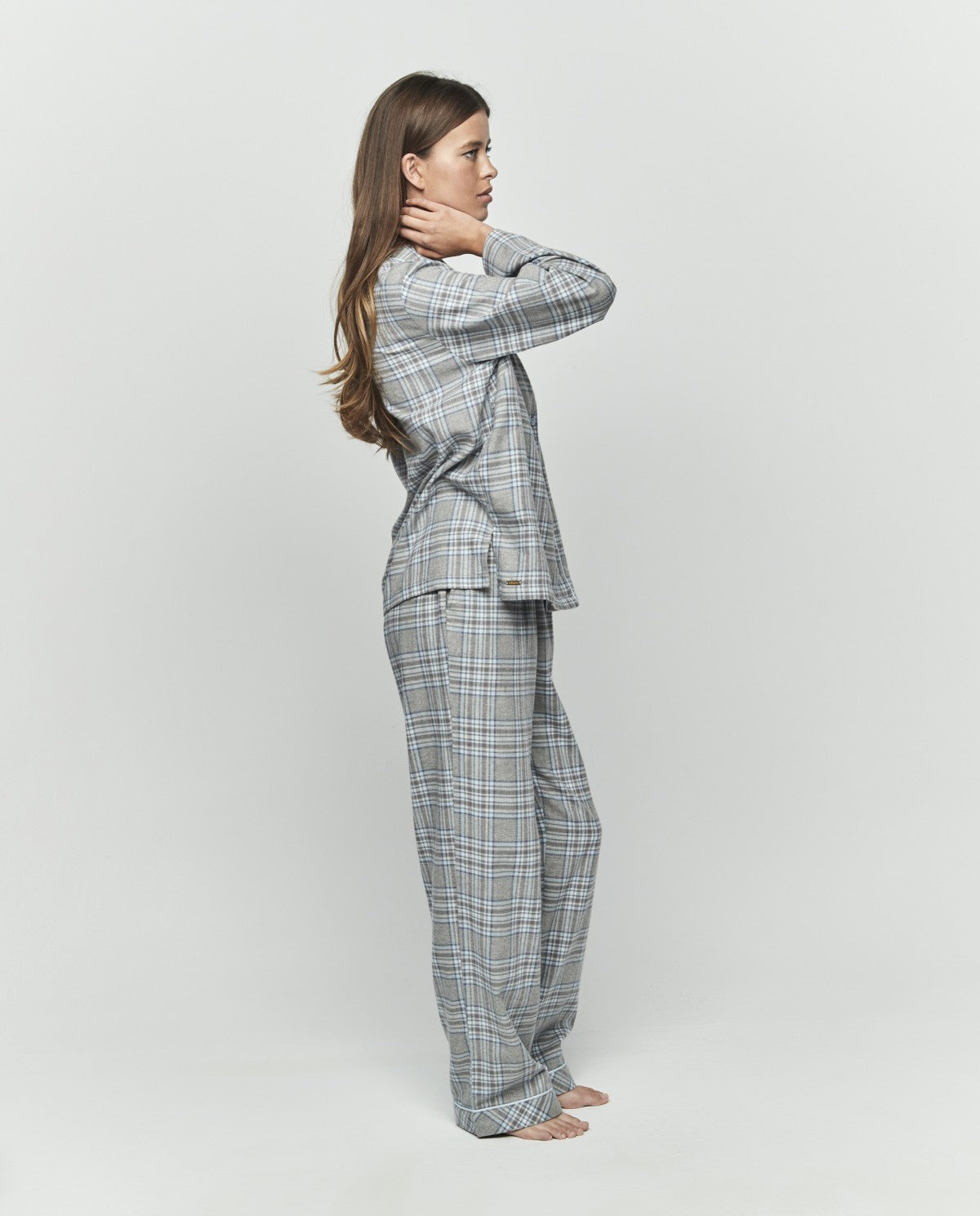 Selmark Pigiama Invernale Aperto da Donna P11476 2510S58