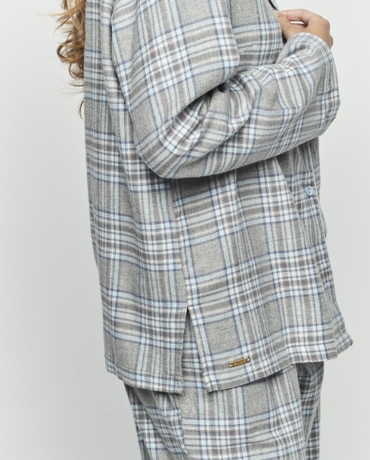 Selmark Pigiama Invernale Aperto da Donna P11476 2510S58