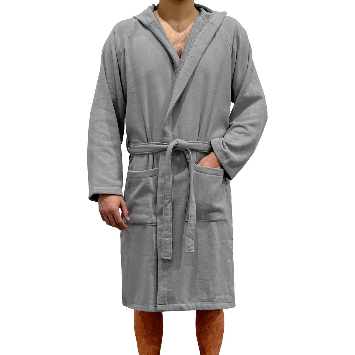 Karì Accappatoio Calibrato con Cappuccio in Micro Spugna Polo BS35