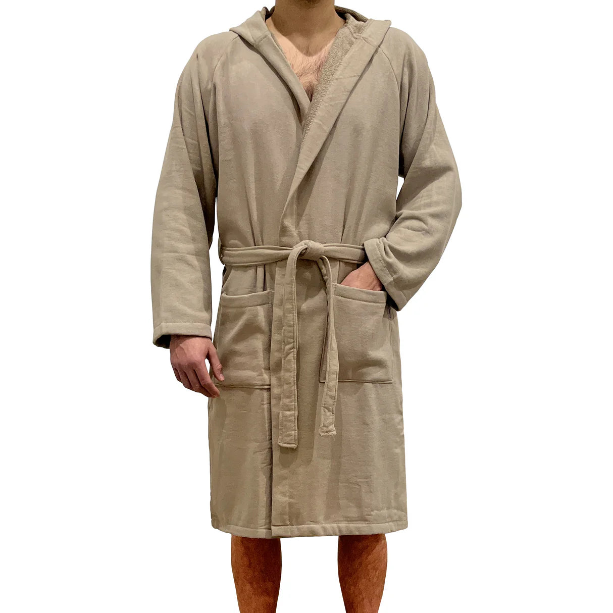 Karì Accappatoio Calibrato con Cappuccio in Micro Spugna Polo BS35