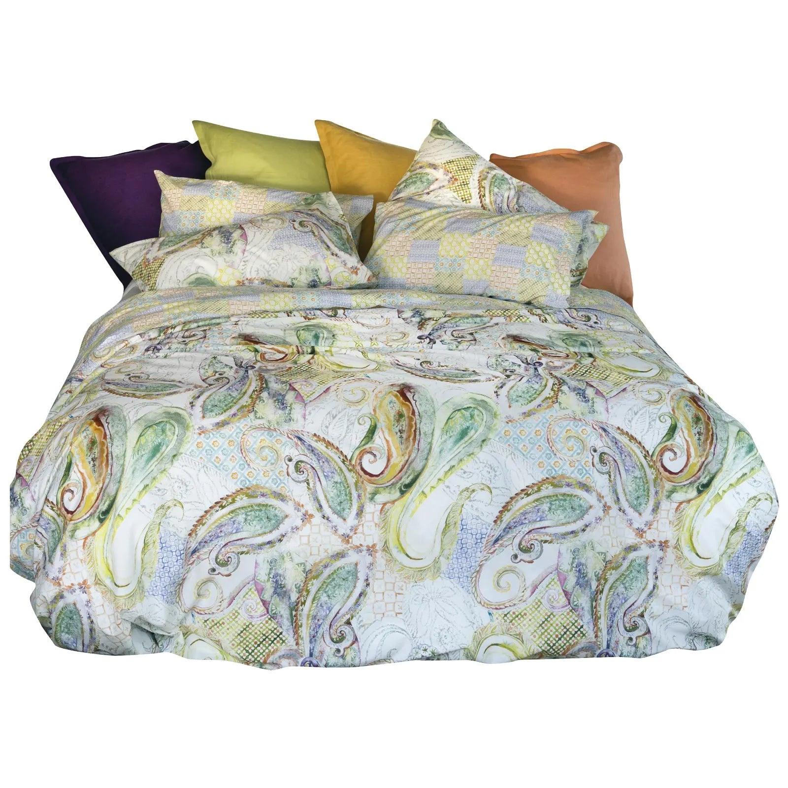 Tessitura Toscana Telerie Completo Lenzuola Matrimoniale Punjab B140 - Passarelli Biancheria