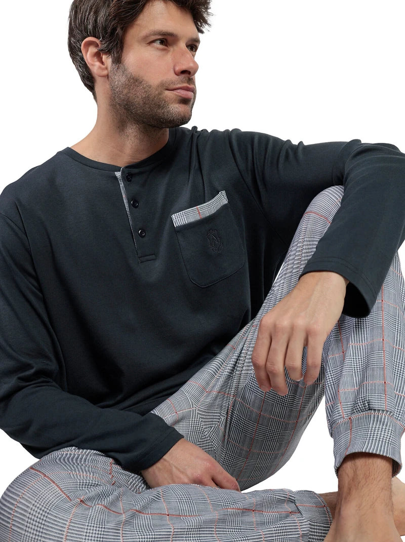 Admas Pigiama da Uomo in Caldo Cotone 63755 2510S32