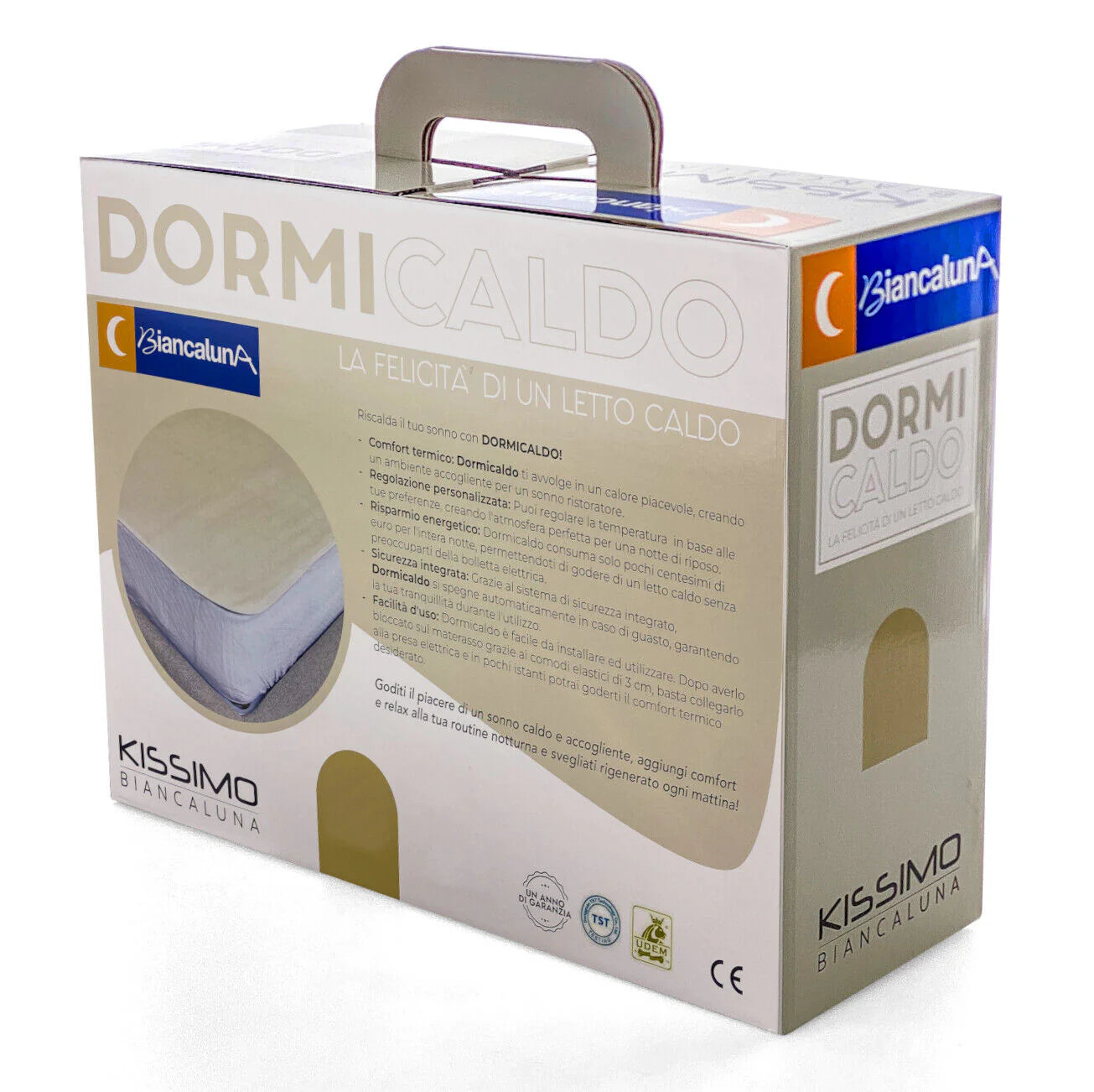 Biancaluna Coperta Termica in Sherpa Dormicaldo - Varie Dimensione