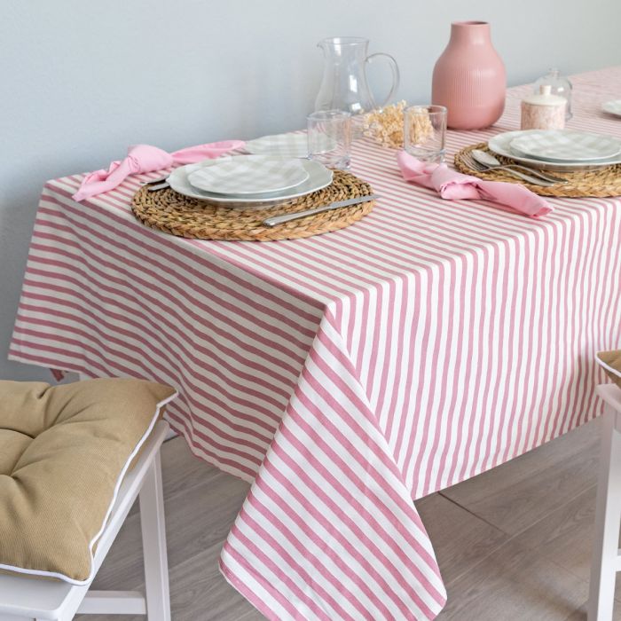 Servizio da tavola x16 ERCHIE rosa  by Maestri Cotonieri