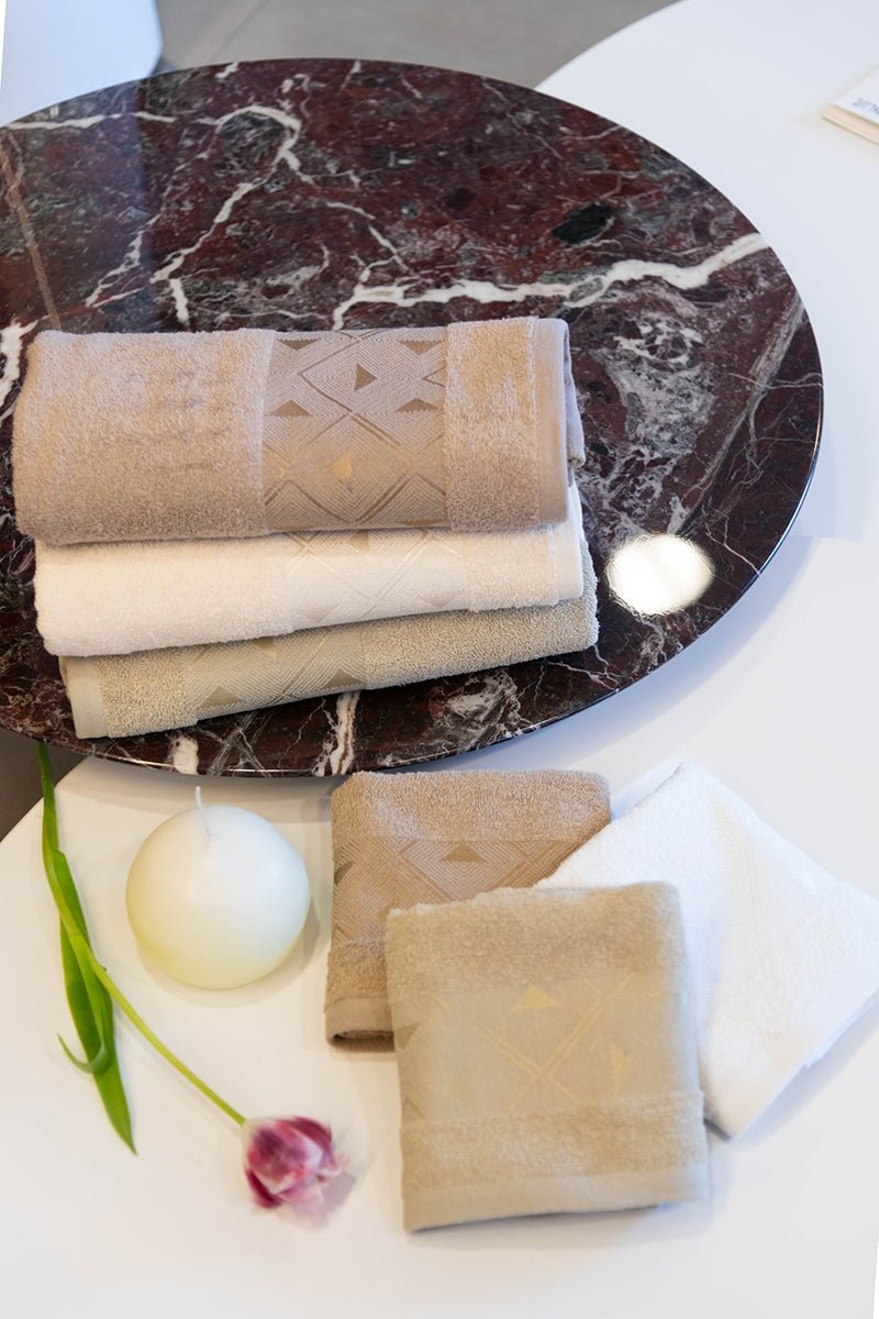 Set Asciugamani 3+3 Neith Rubina