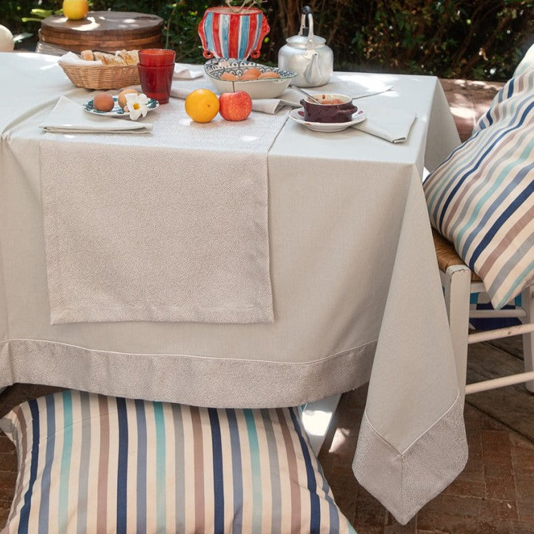 Battaglia Set Tovaglia x12 Panama Laura c/Runner