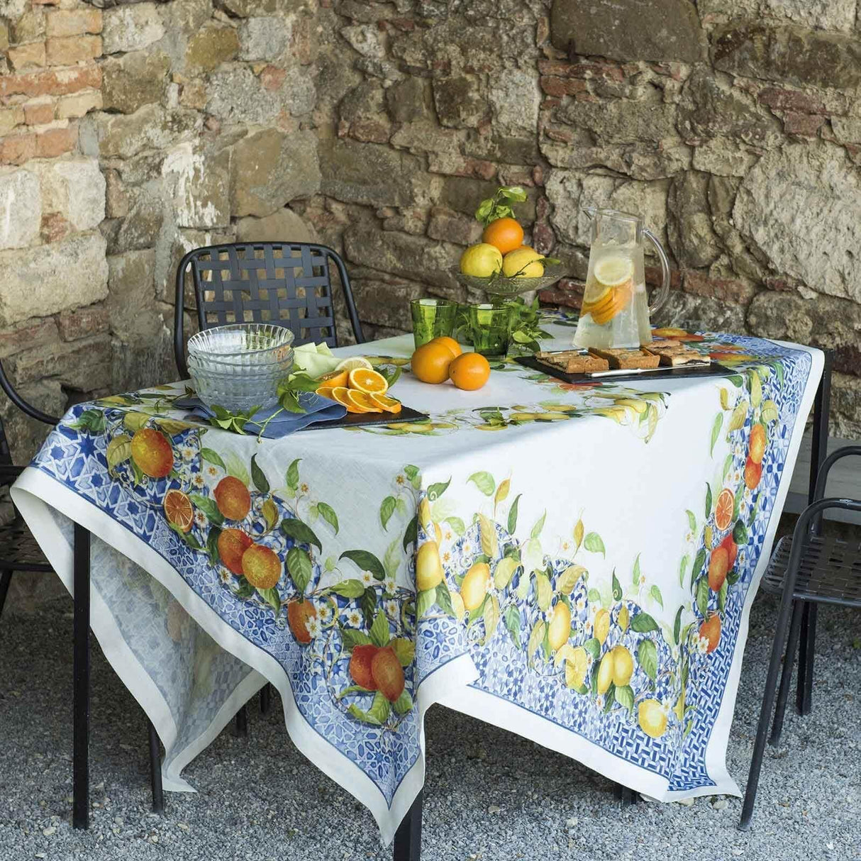 Tessitura Toscana Telerie Tovaglia da Tavola in 100% Puro lino Sevillana - Passarelli Biancheria