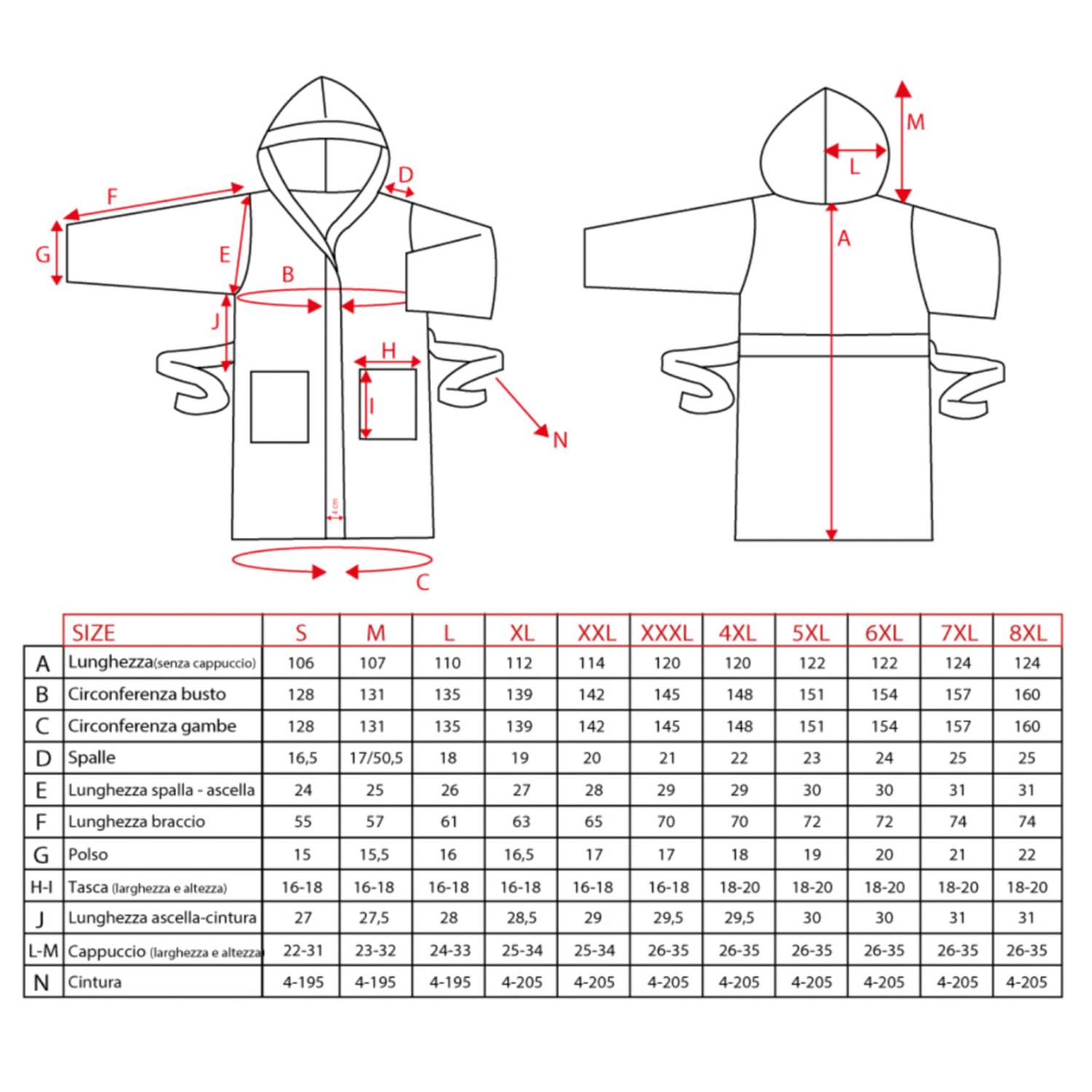 Accappatoio MORBIDISSIMO Da S a XXL By Maestri Cotonieri