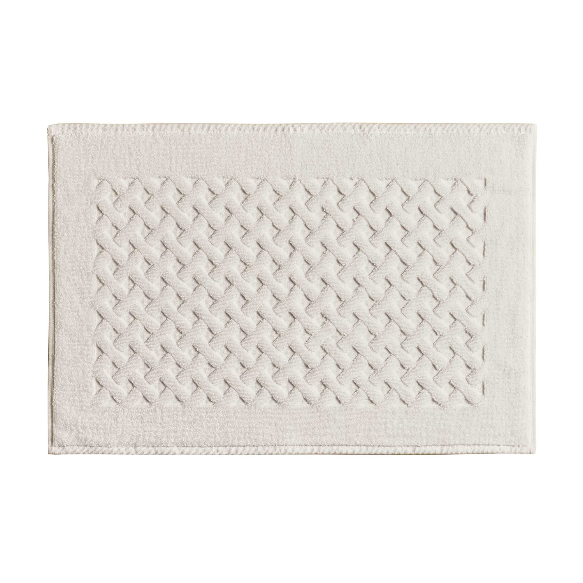 Biancoperla Tappeto in Spugna di Puro Cotone Tinta Unita Perla - Varie Dimensioni