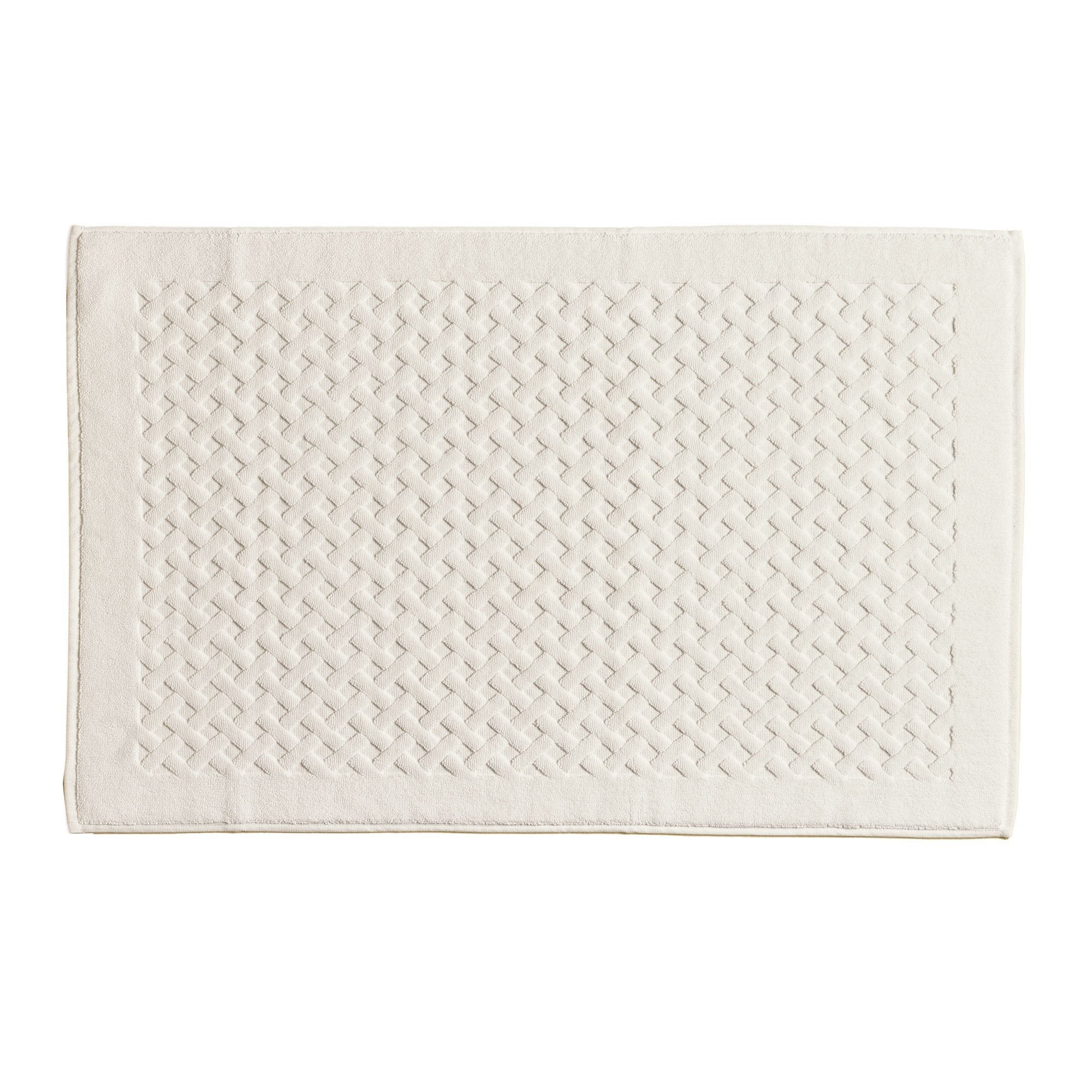 Biancoperla Tappeto in Spugna di Puro Cotone Tinta Unita Perla - Varie Dimensioni