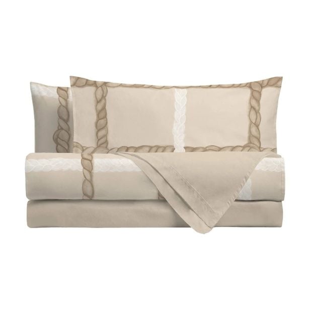 THUN® Parure copripiumino Treccia con stampa digitale Matrimoniale 2510S70