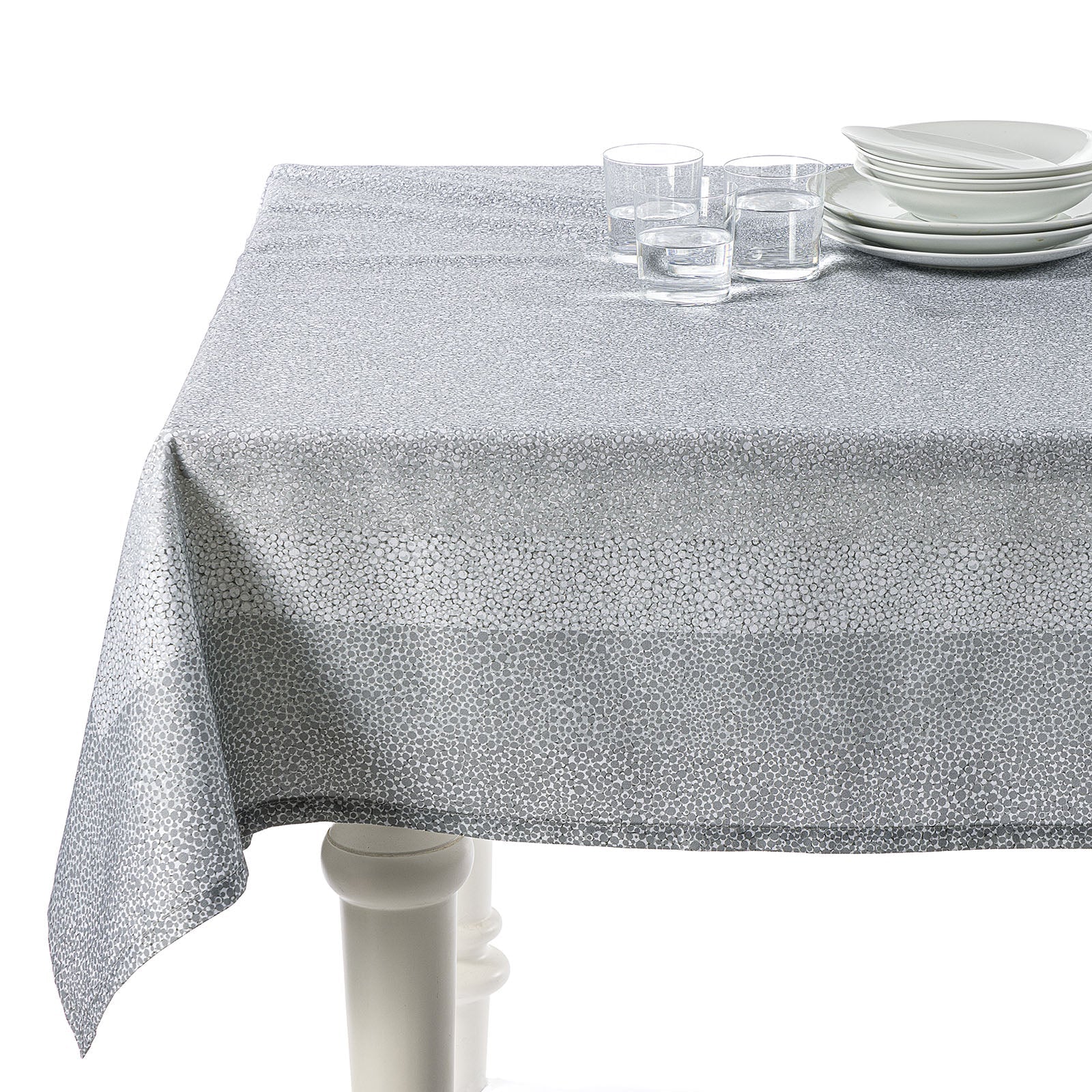 Caleffi Tovaglia in Puro Cotone Stampa Digitale Lunar 2505S - Varie Dimensioni