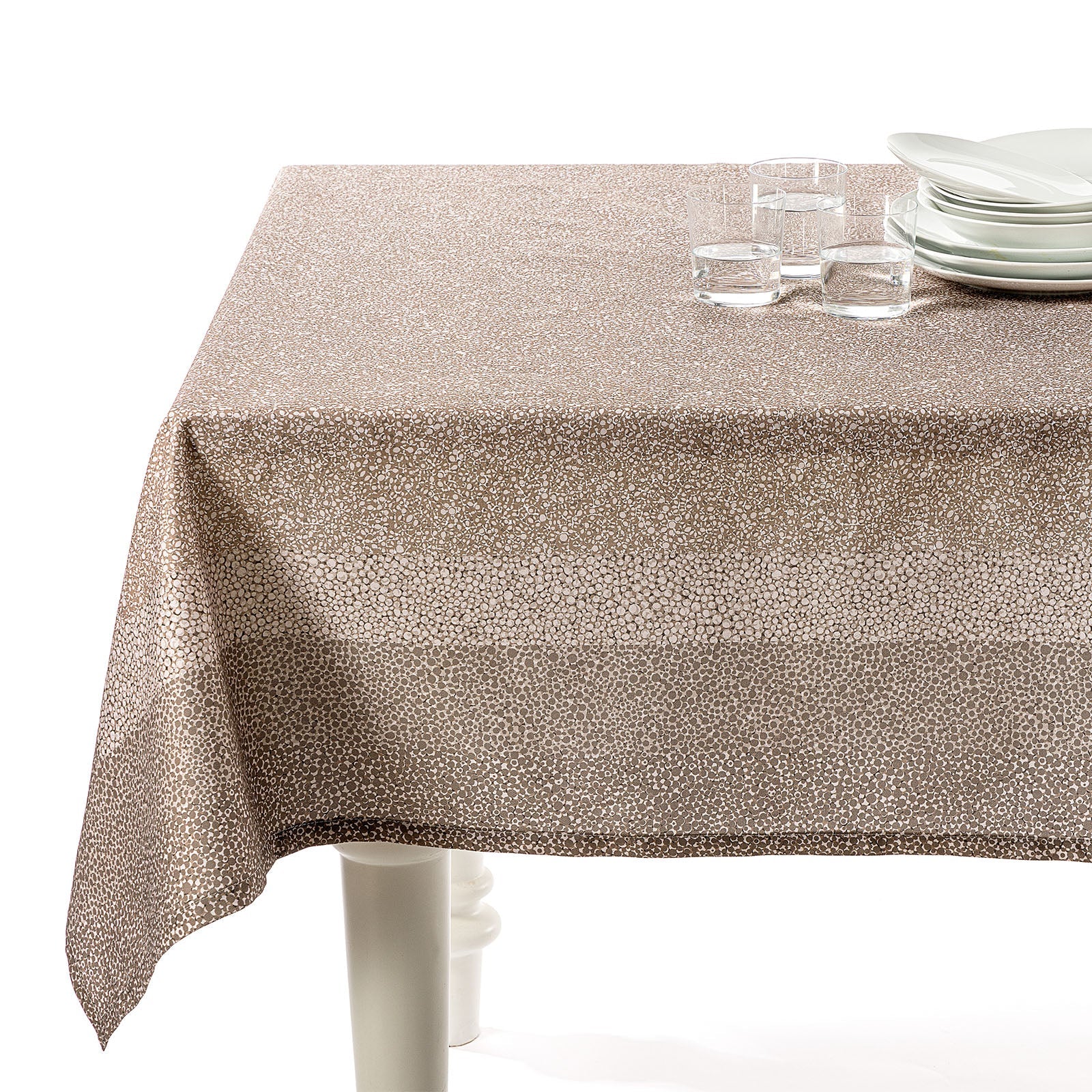 Caleffi Tovaglia in Puro Cotone Stampa Digitale Lunar 2505S - Varie Dimensioni