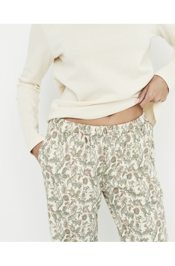 Selmark pigiama invernale da Donna in cotone felpato P13373