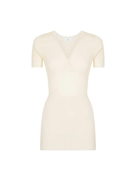 Ragno Maglia Intima da Donna Maniche Corte con Forma Seno in Pura Lana 0041L8 S38 - Passarelli Biancheria