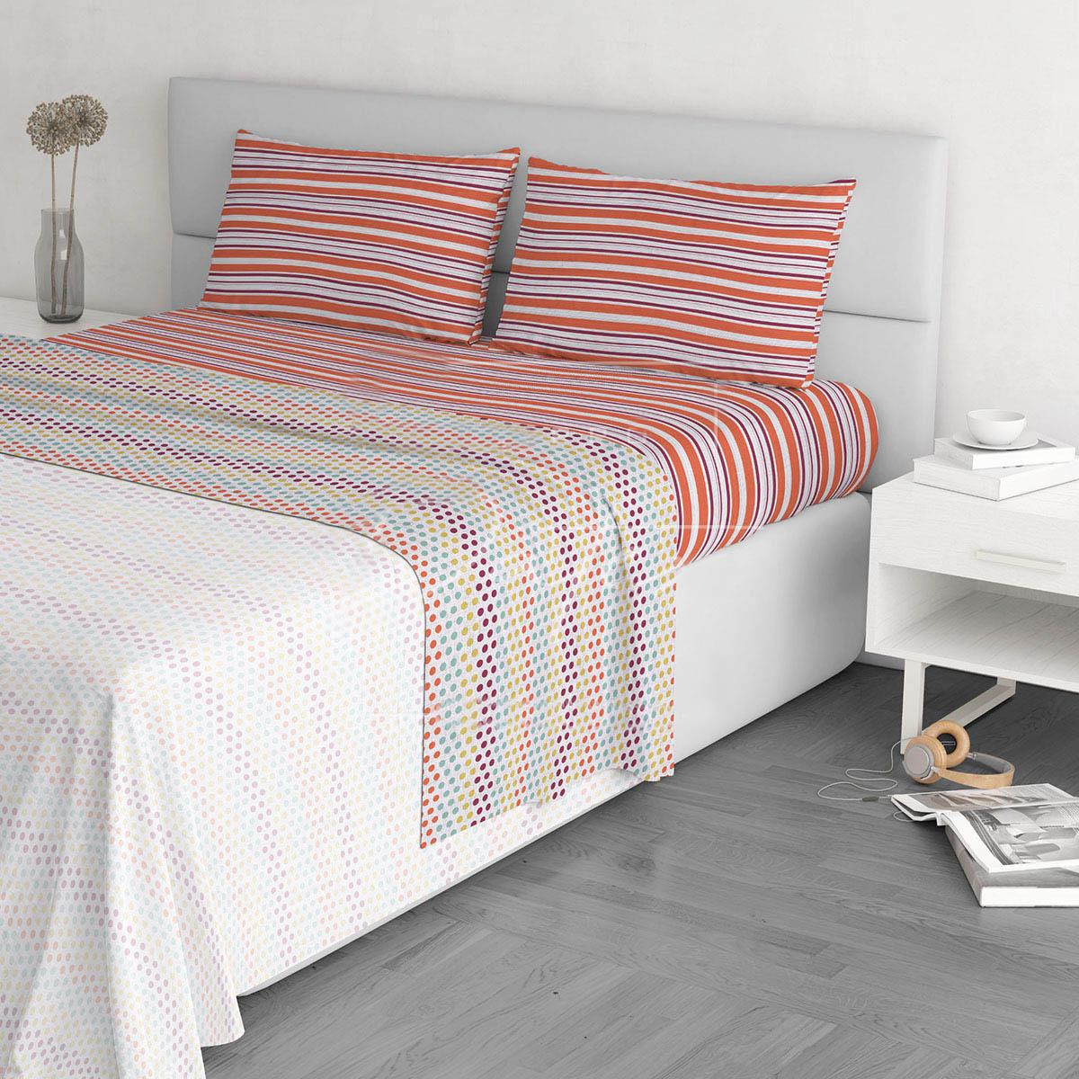 Athena Completo Letto Matrimoniale Made in Italy Malindi B42 - Passarelli Biancheria