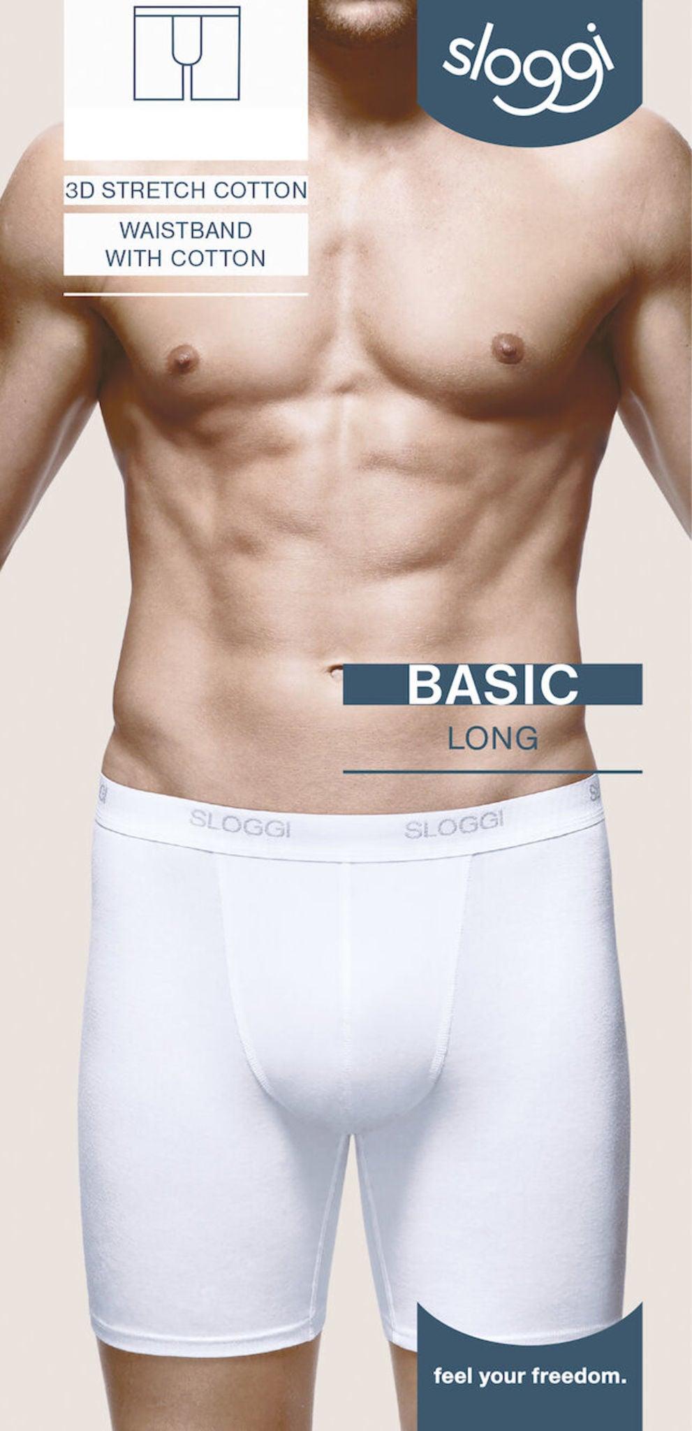 Sloggi Uomo Boxer con Gambe Basic Long S14 - Passarelli Biancheria