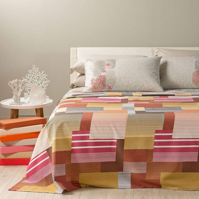 Caleffi Copriletto Estivo per Letto Singolo in Cotone Formentera D30 - Passarelli Biancheria