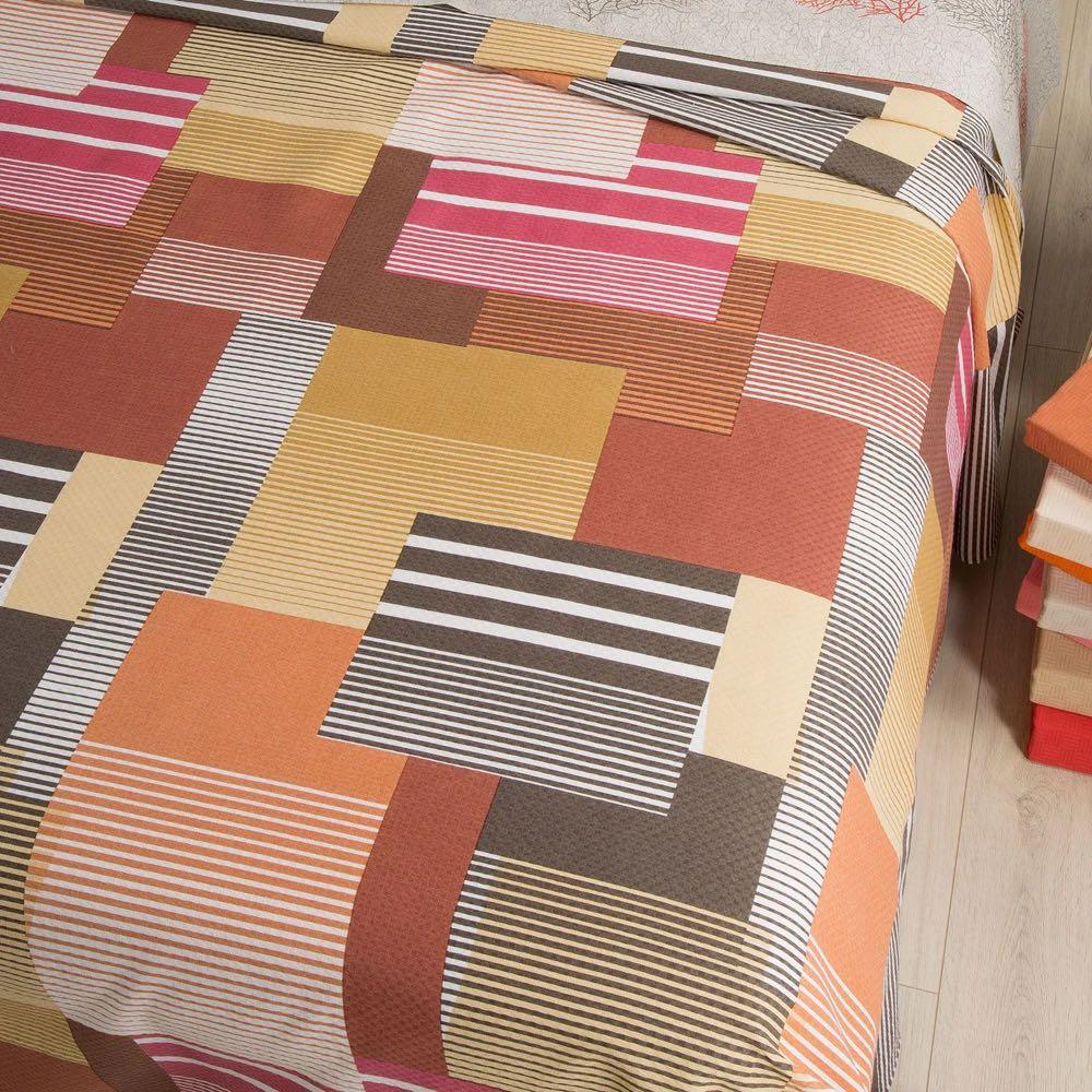 Caleffi Copriletto Estivo per Letto Singolo in Cotone Formentera D30 - Passarelli Biancheria