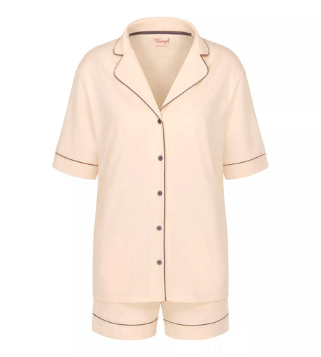 Triumph Pigiama Corto da Donna a Maniche Corte Boyfriend 02 PSK 10214946 S40 - Passarelli Biancheria