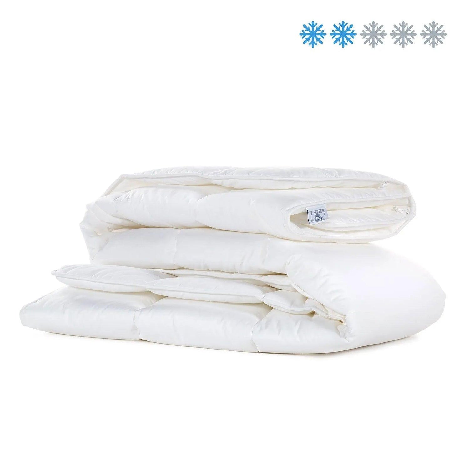 Caleffi Piumino Matrimoniale Medio Caldo 250gr Rivestito in Cotone 12239 D90 - Passarelli Biancheria