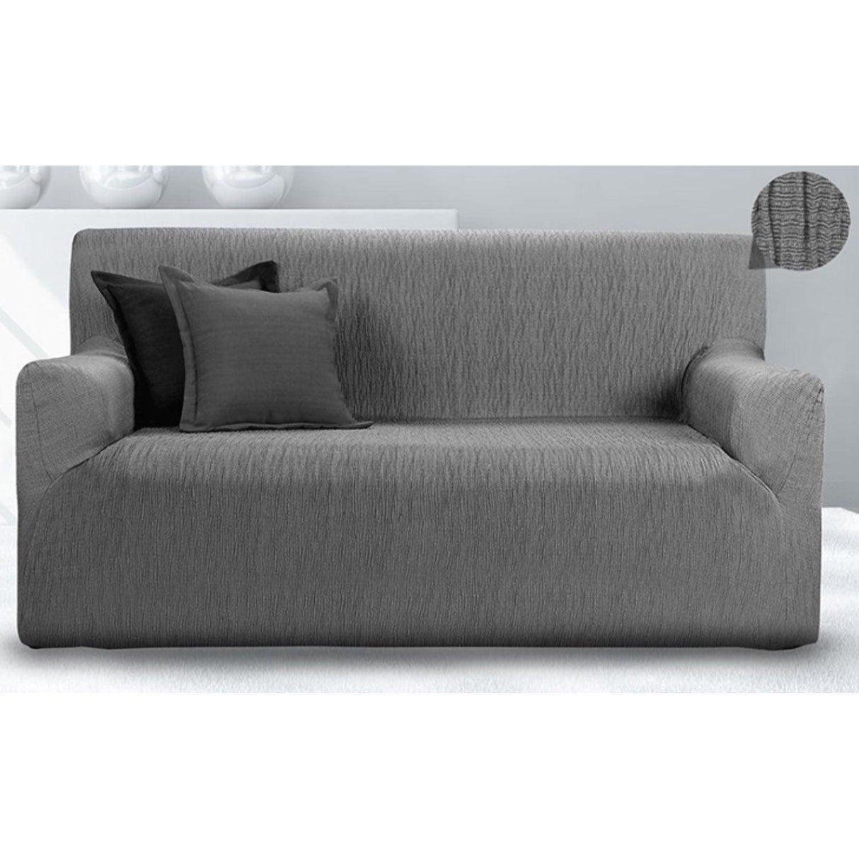 Riviera Copridivano 3 Posti in Tappezzeria Elasticizzata One More D34 - Passarelli Biancheria