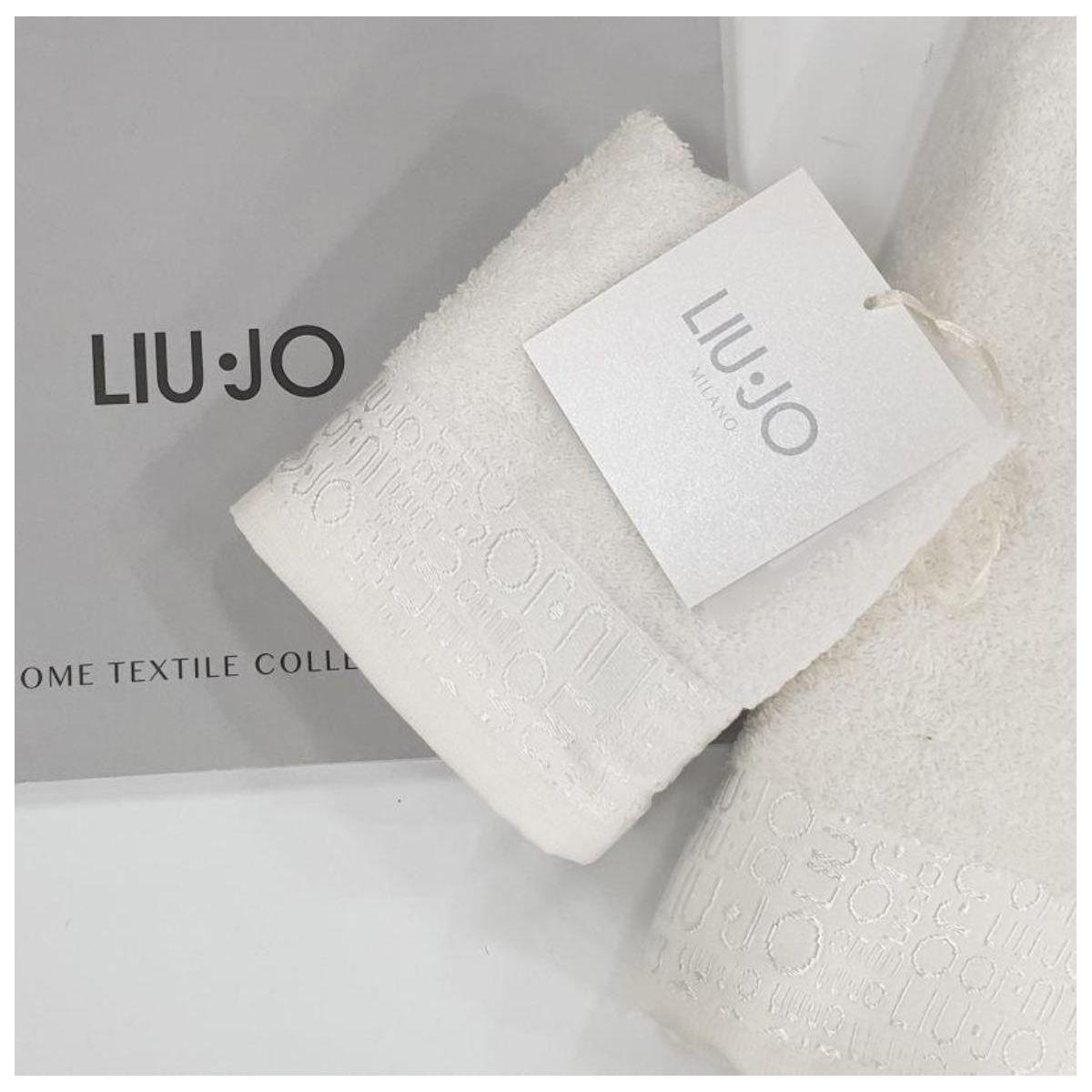 Liu Jo Set Asciugamani 1+1 Logata LB723B S36 - Passarelli Biancheria