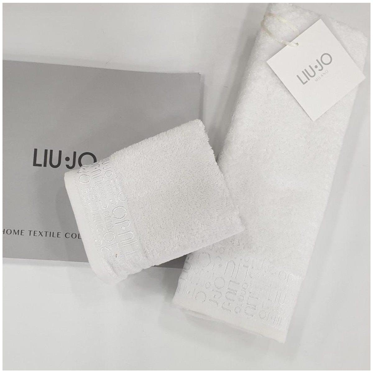Liu Jo Set Asciugamani 1+1 Logata LB723B S36 - Passarelli Biancheria