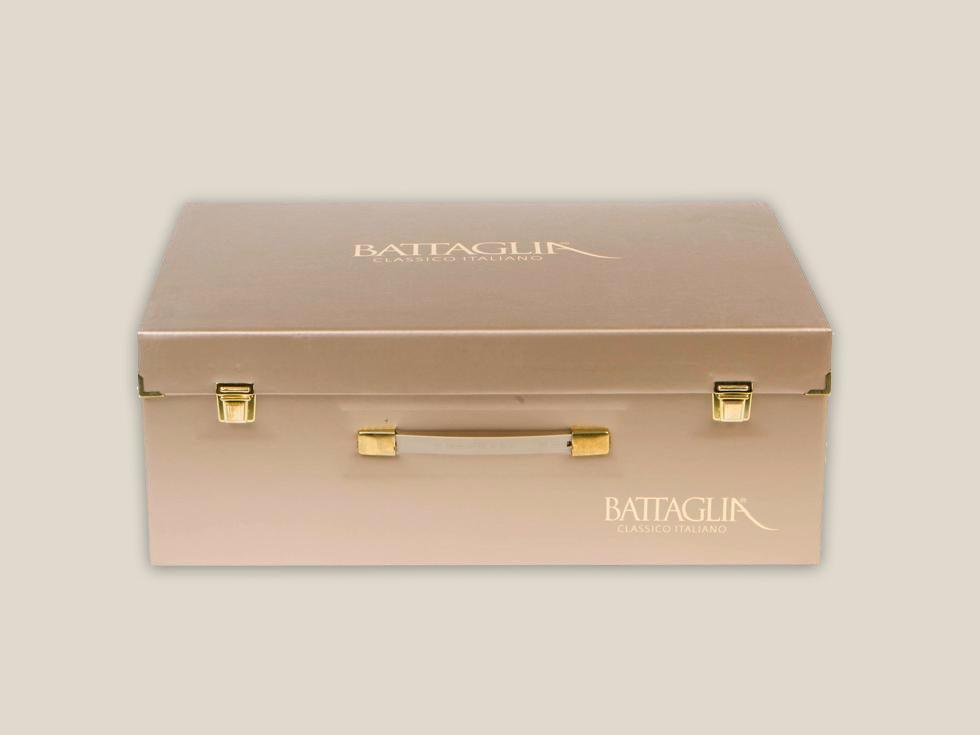 Battaglia Coordinato Letto Corredo in Puro Lino e Pizzo Rebrodè Rossana - Passarelli Biancheria