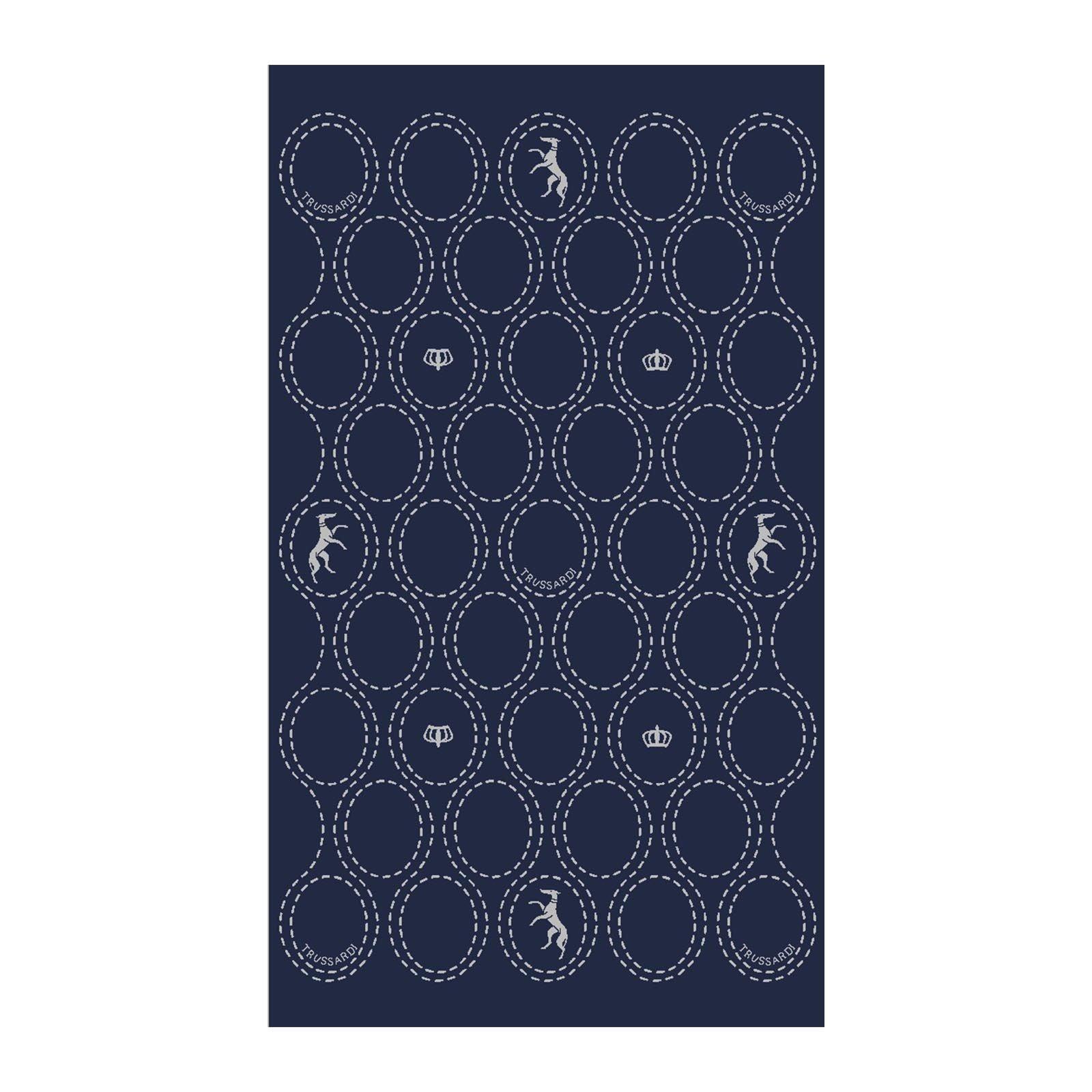 Trussardi Telo Mare in Spugna Royal Grayhound 2006665 S50 - Passarelli Biancheria