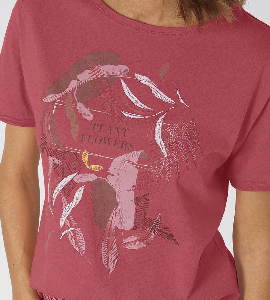 Triumph Camicia da Notte Estiva Maniche Corte da Donna Nightdresses 10207555 NDK 10 X S24 - Passarelli Biancheria