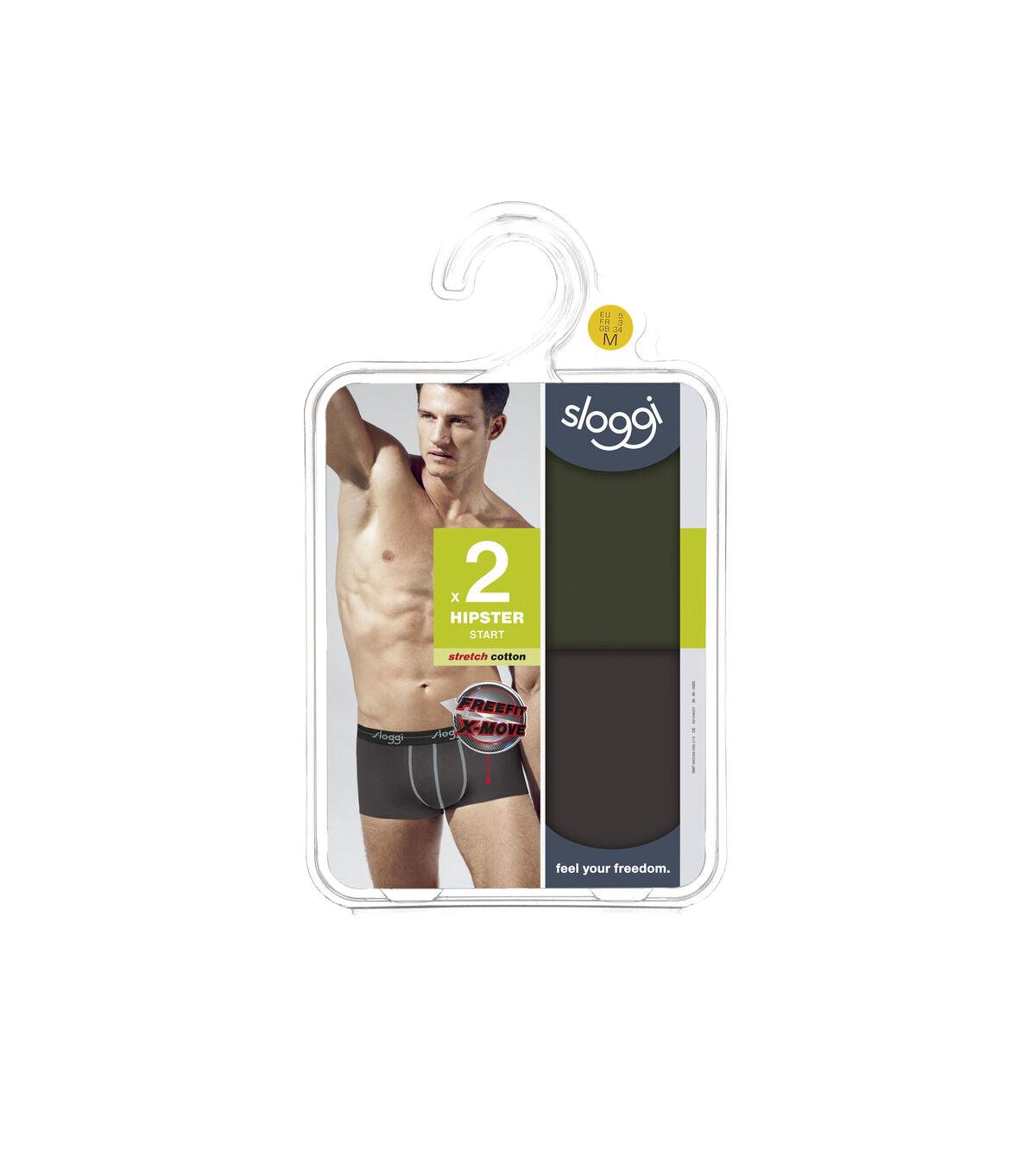 Sloggi Uomo 2 Boxer Start Hipster 10050545 S20 - Passarelli Biancheria