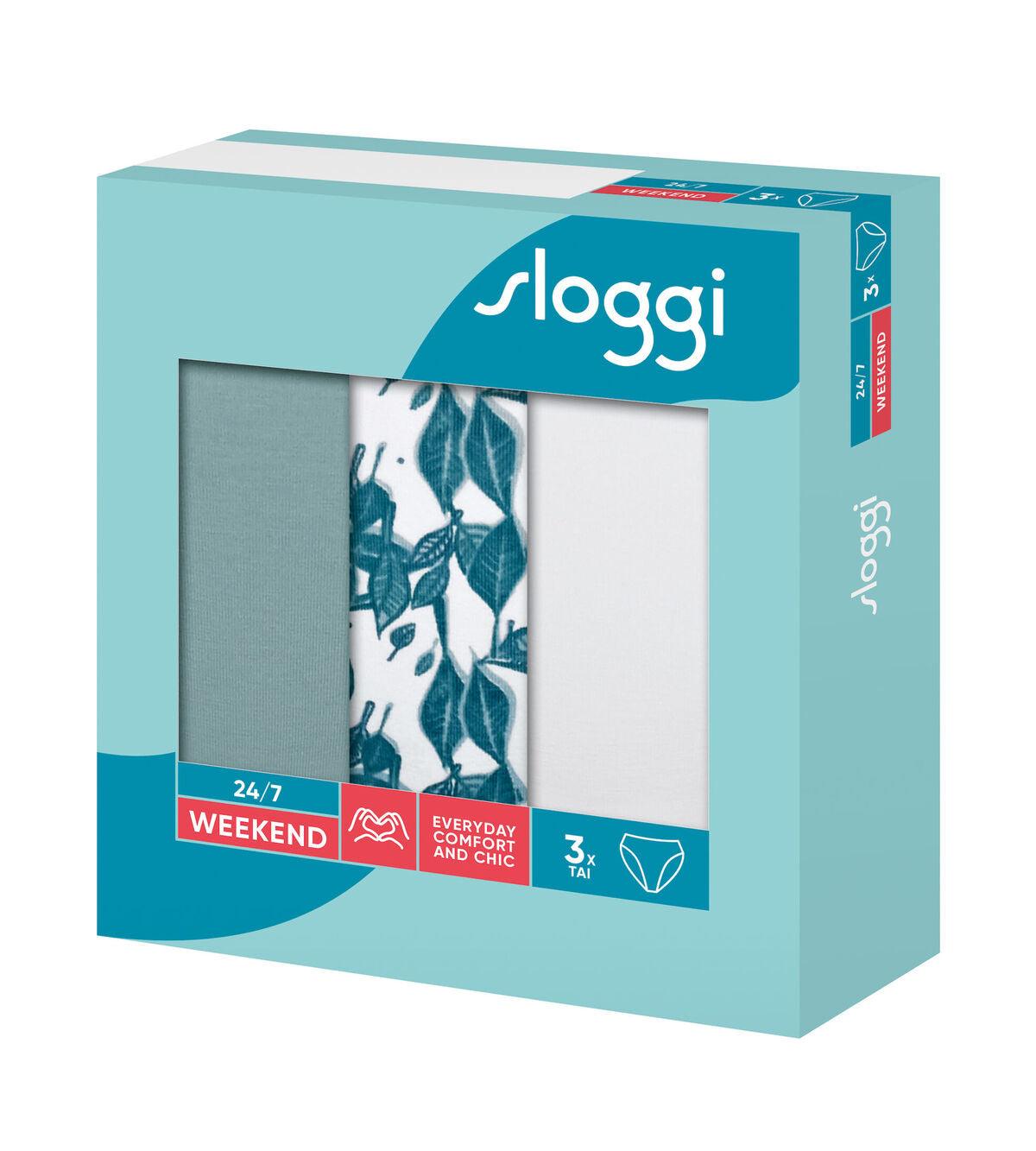 Sloggi Donna 24/7 Weekend Hipster C3P 3 Slip Hipster S10 - Varie Fantasie - Passarelli Biancheria
