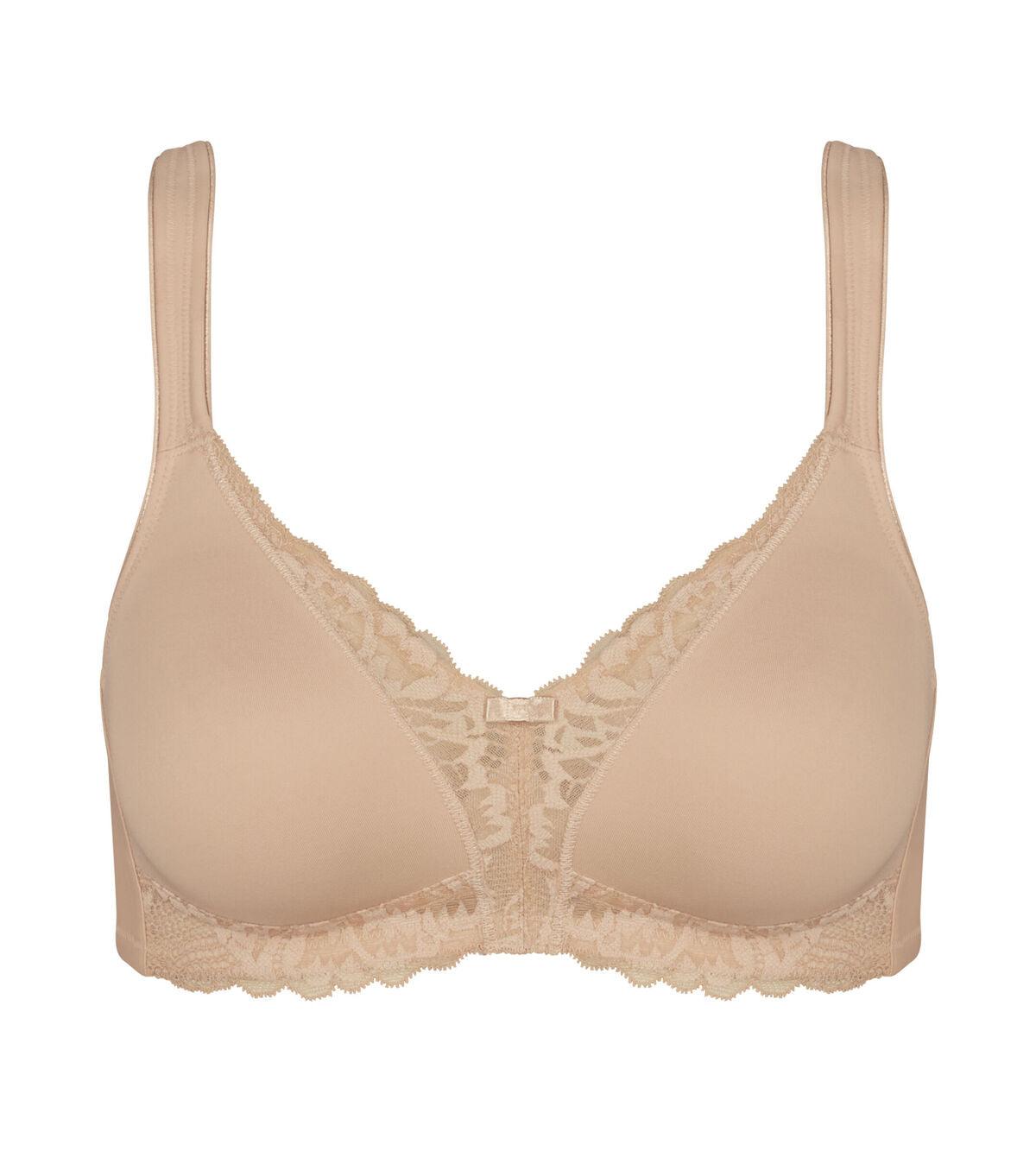 Triumph Reggiseno senza Ferretti Modern Lace + Cotton N 10207539 S42 - Passarelli Biancheria