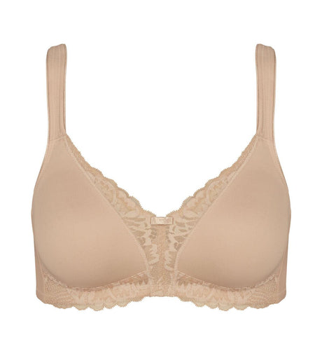 Triumph Reggiseno senza Ferretti Modern Lace + Cotton N 10207539 S42 - Passarelli Biancheria