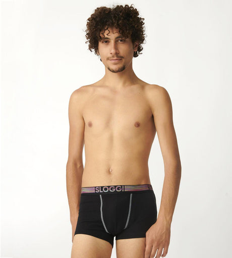 Sloggi Uomo Go ABC Natural Hipster Confezione da 2 Boxer 10211769 S16 - Passarelli Biancheria
