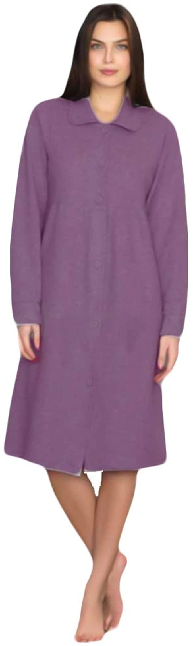 Amica Vestaglia Donna Invernale Punto Milano con collo A684 S36 - Passarelli Biancheria