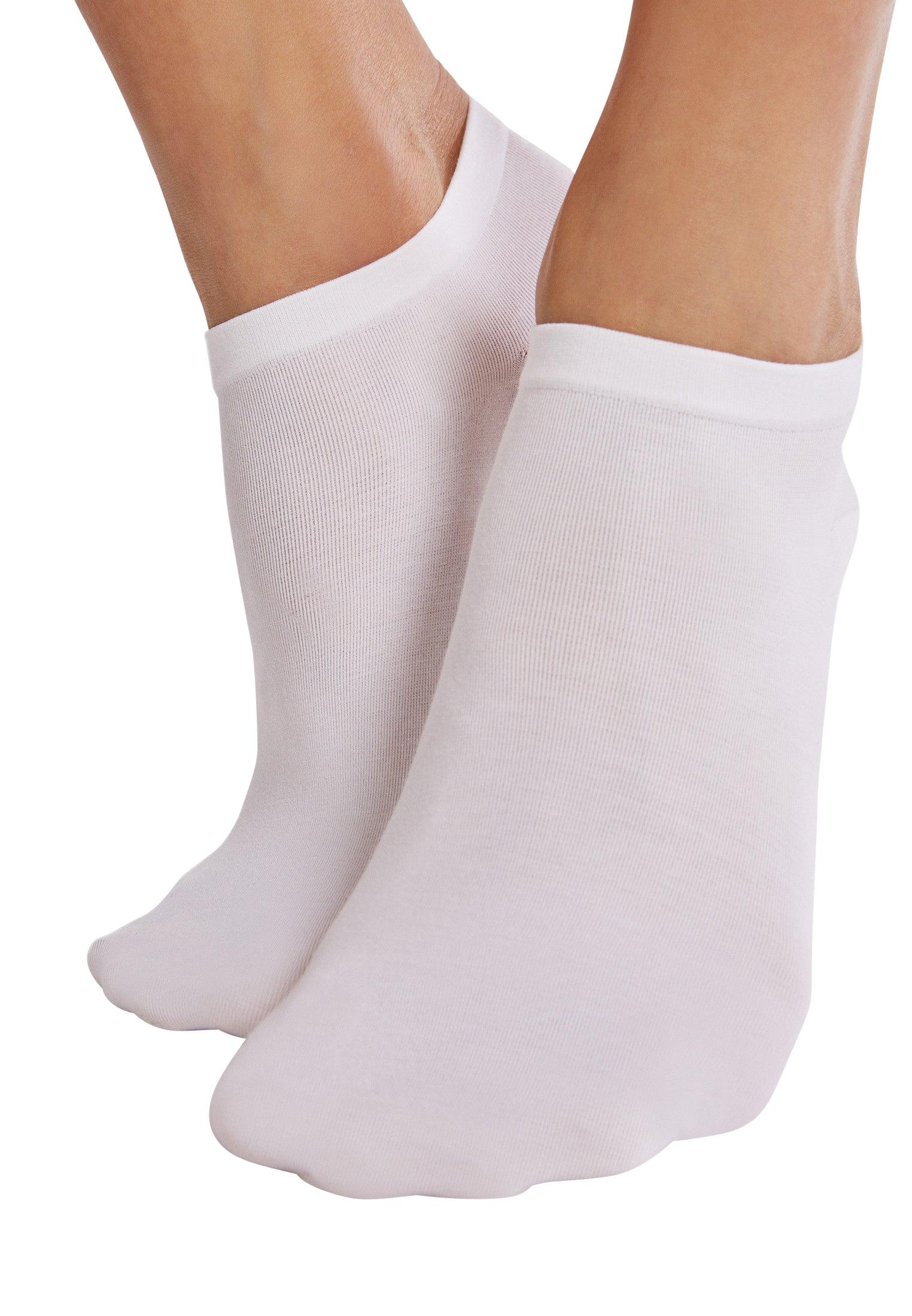 Domenico Maggio 2 Paia di Calza Fantasmino Unisex in filo di Cotone DM048 S70 - Passarelli Biancheria