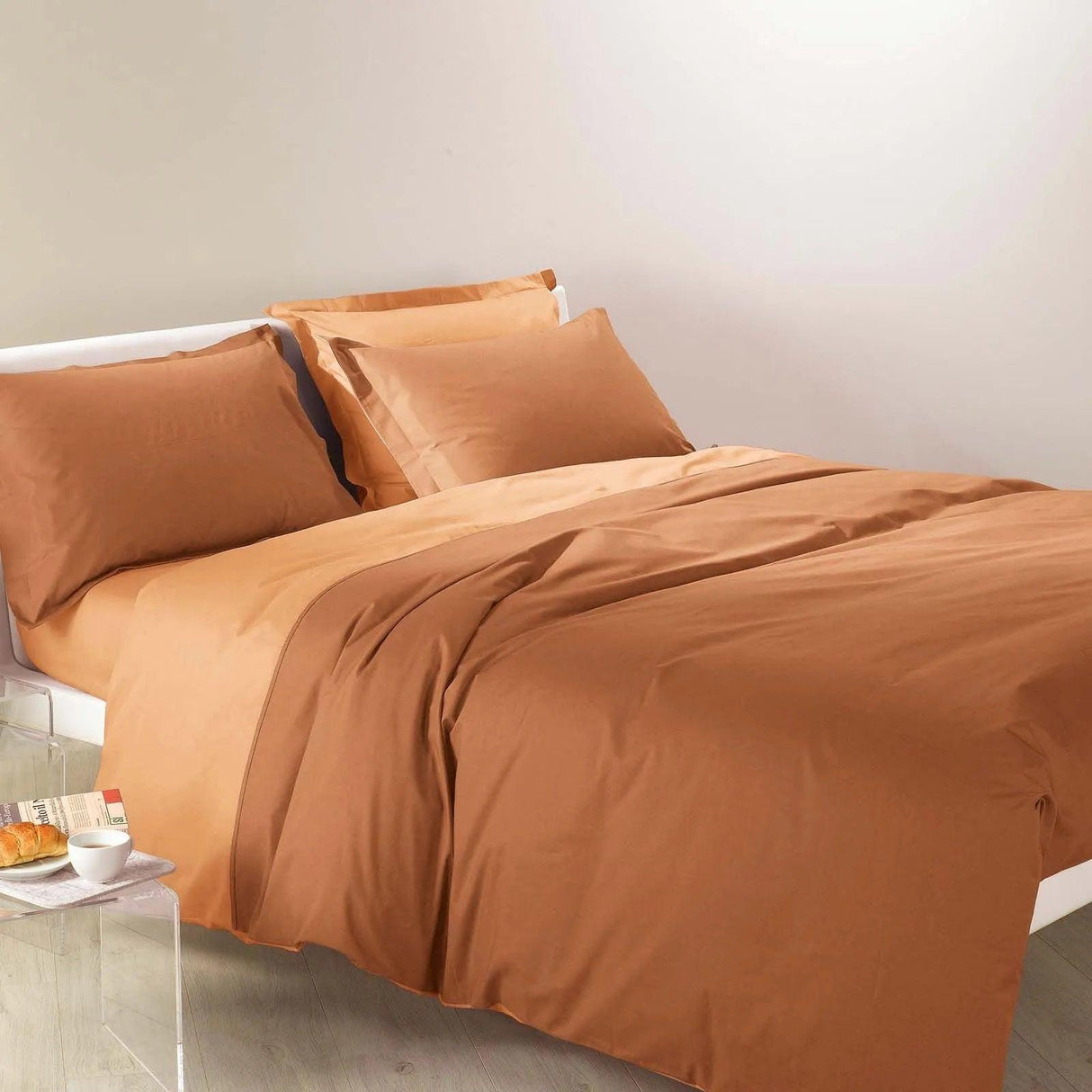 Caleffi Copripiumino Bicolor Double Face per Letto Piazza e Mezza S65 - Passarelli Biancheria