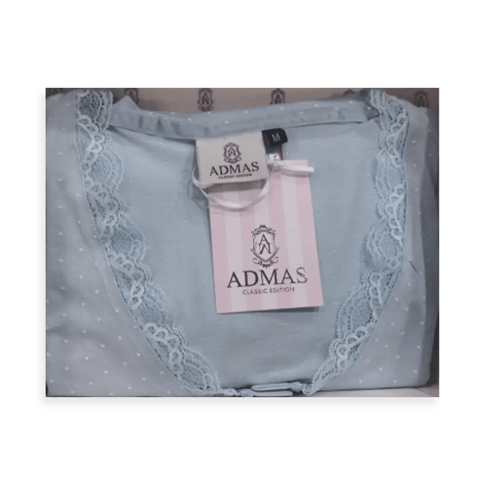 Admas Camicia da Notte Maniche Corte in Viscosa 51589 S30 - Passarelli Biancheria