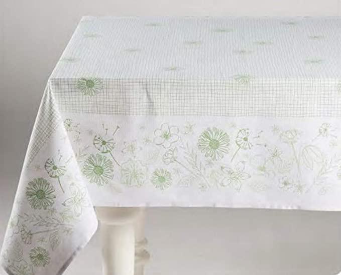 Caleffi Tovaglia in Cotone senza Tovaglioli da 6 Posti - Vari Disegni D70 - Passarelli Biancheria