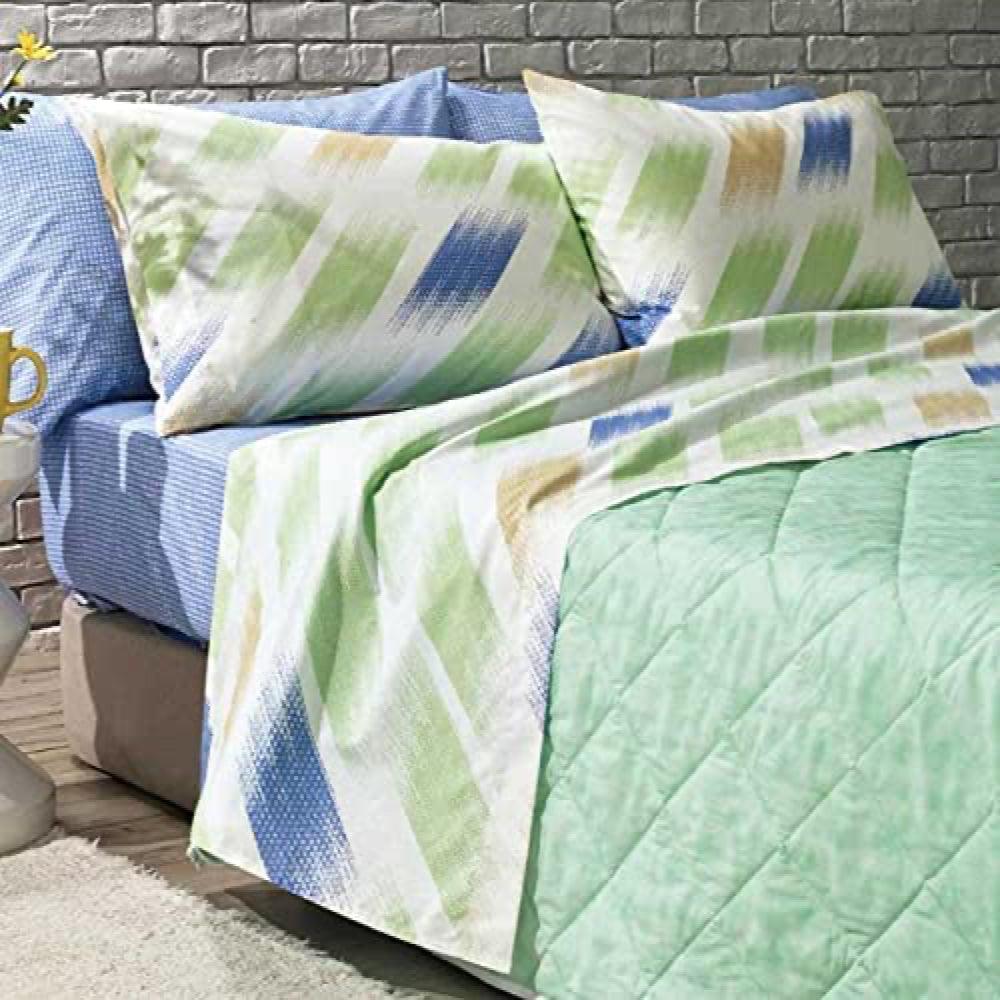 Bassetti Completo lenzuola Singolo Slating con Doppie Federe S35 - Passarelli Biancheria