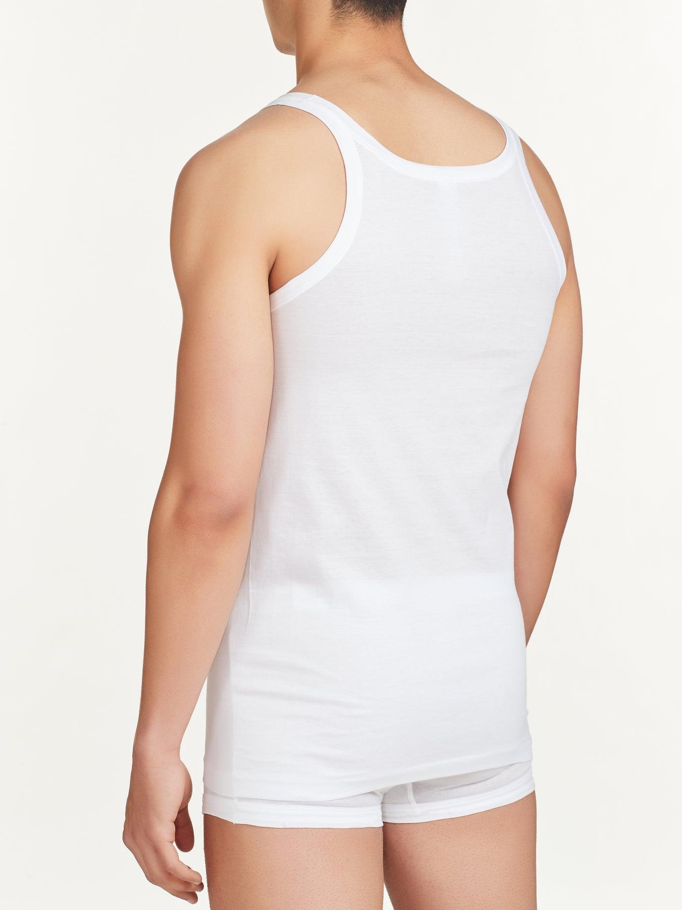 Ragno Canottiera Uomo Filo Scozia Spalla Stretta 601691 S14 - Passarelli Biancheria