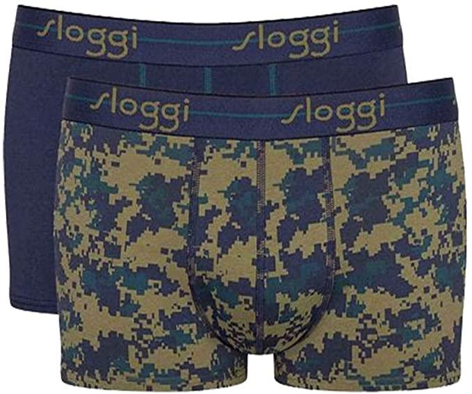 Sloggi Uomo 2 Boxer Start Hipster 10050545 S20 - Passarelli Biancheria
