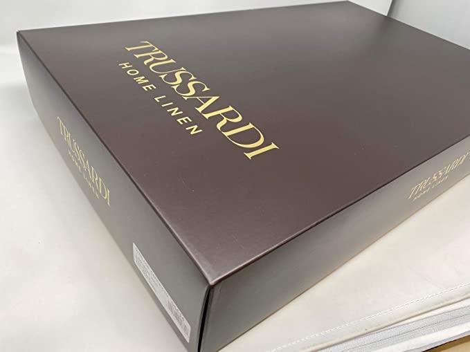 Trussardi Home Accappatoio con Cappuccio in Puro Cotone Overlogo S120 - Passarelli Biancheria