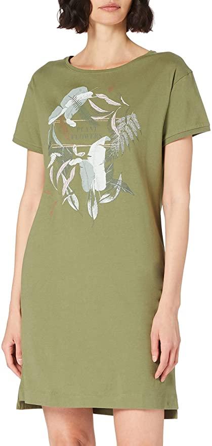 Triumph Camicia da Notte Estiva Maniche Corte da Donna Nightdresses 10207555 NDK 10 X S24 - Passarelli Biancheria