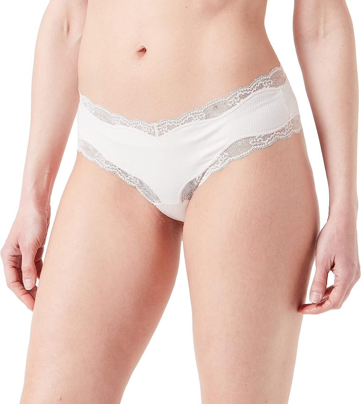 Triumph Slip da donna Natural Spotlight Hipster 10214465 S27 - Passarelli Biancheria