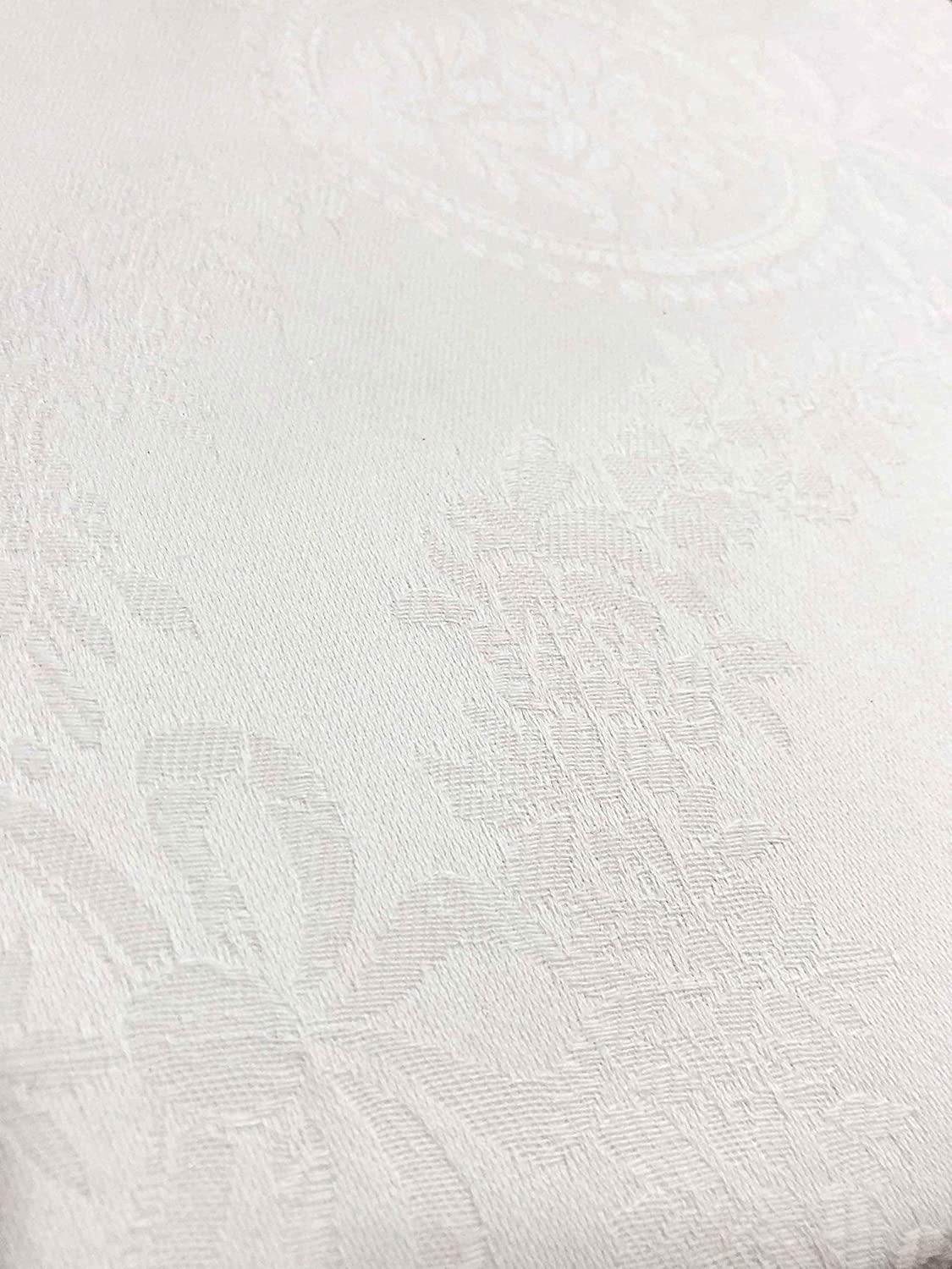 Coppia Federe in Damasco Plus con Cerniera in Cotone Doppio Ritorto S12 - Passarelli Biancheria